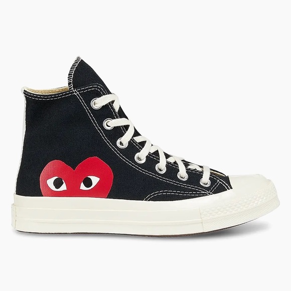 Converse Other - CONVERSE Comme des Garçons PLAY x Chuck Taylor All Star High-Top Sneakers M9 W11